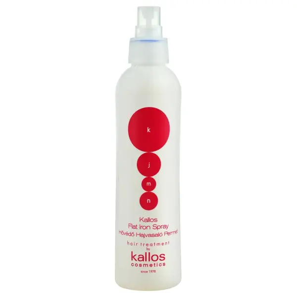 Kallos KJMN Professional Flat Iron Spray spray protector pentru modelarea termica a parului 200 ml