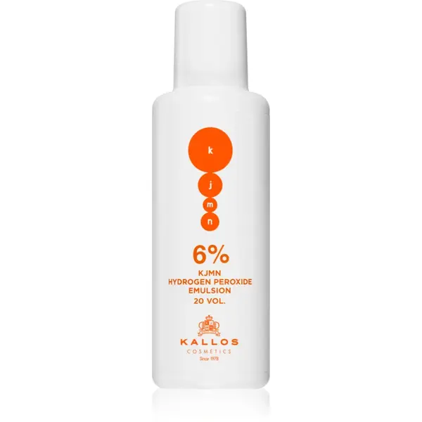 Kallos KJMN Professional Hydrogen Peroxide emulsie activatoare 6% 20 vol. pentru uz profesonial 100 ml