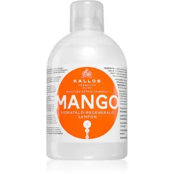 Kallos KJMN Professional Mango sampon hidratant pentru par uscat, deteriorat si tratat chimic