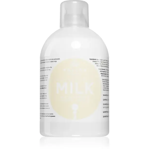 Kallos KJMN Professional Milk șampon pentru păr uscat și deteriorat 1000 ml