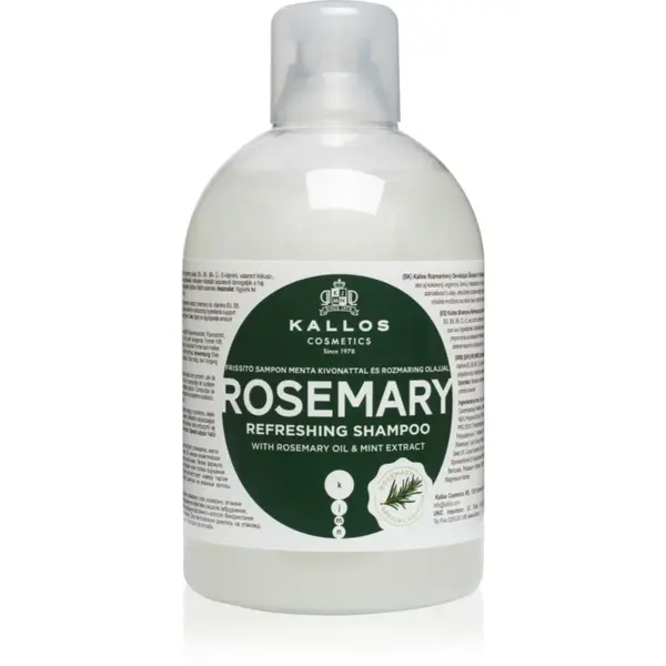 Kallos KJMN Professional Rosemary sampon pentru curatare 1000 ml