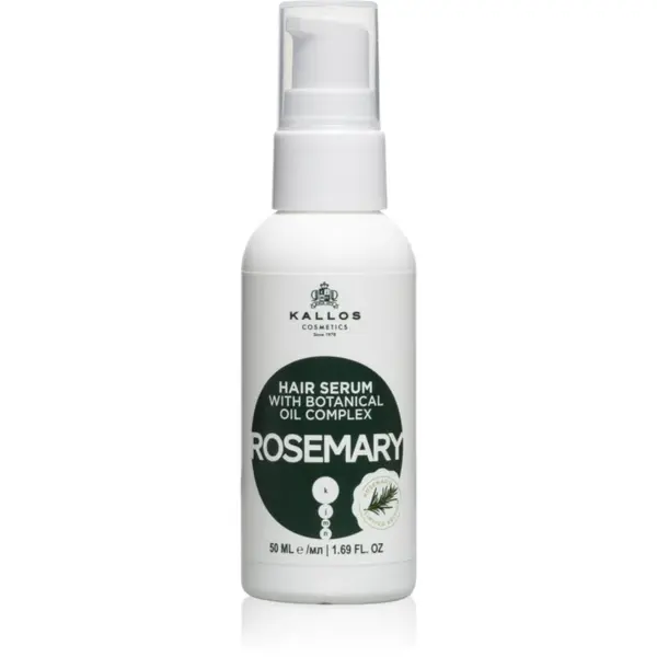 Kallos KJMN Professional Rosemary ulei pentru regenerarea și protecția părului deteriorat și a vârfurilor despicate 50 ml