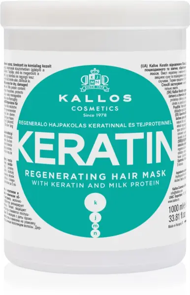 Kallos Masca de par, 1L, Keratin