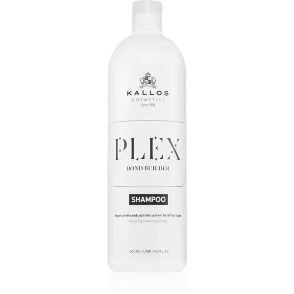 Kallos Plex Shampoo sampon pentru regenerare pentru par degradat sau tratat chimic 500 ml