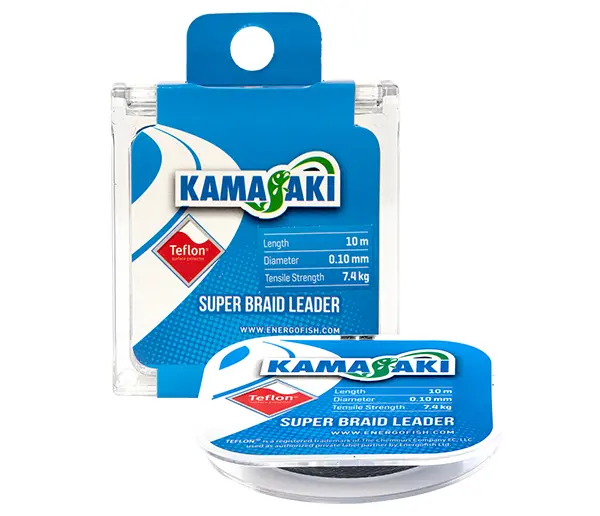 KAMASAKI SUPER BRAID LEADER 10M 0.16MM 12,6KG