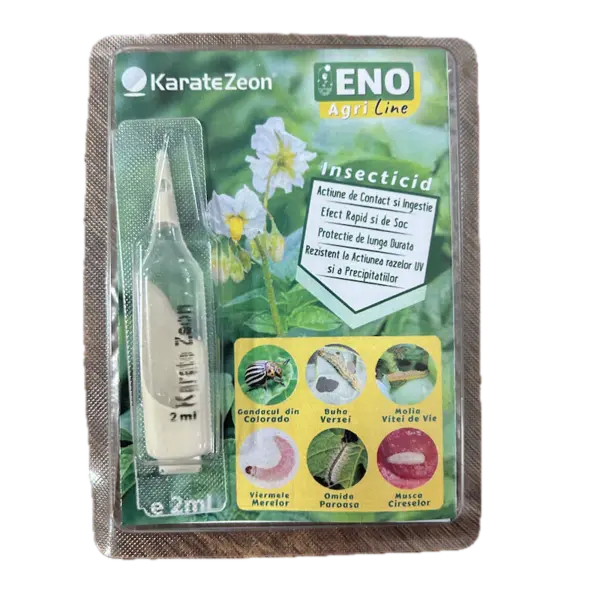 Karate Zeon 2 ml, insecticid contact, Syngenta (vita de vie, cartof, ceapa, cires, floarea soarelui, grau, orz, lucerna, mar, par, piersic, porumb, prun, rapita, varza, vinete) - Default Title