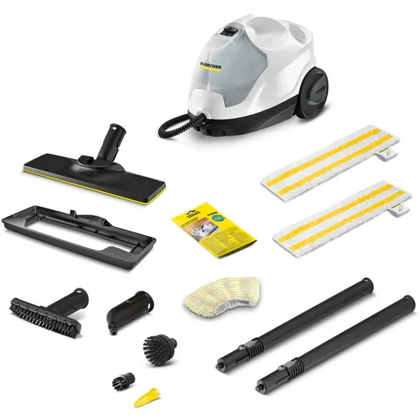 Karcher Aparat de curatat cu aburi Karcher Steam Cleaner SC 4 EasyFix Plus, 1.512-640.0, 2000 W, 3.5 bari, Rezervor 0.8 l Alb/Negru