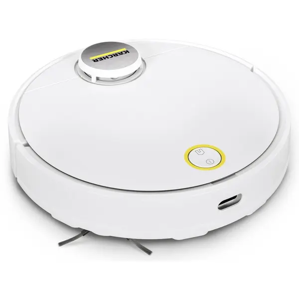 Karcher Robot aspirare Karcher RCV 3 *EU WiFi, 33W, aspirator si mop, navigatie LiDar, 3200mAh, autonomie 120 de minute, putere de aspirare 2500 Pa, recipient praf 500ml, recipient apa 170ml, Alb
