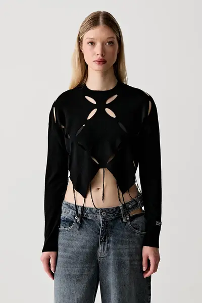Karl Lagerfeld Jeans pulover pentru femei cu vâscoză
