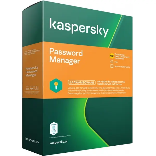 Kaspersky Antivirus Kaspersky Cloud Password Manager, 1 user, valabilitate 1 an