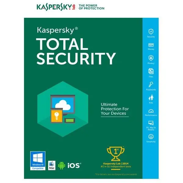 Kaspersky Kaspersky Total Security Multi-Device European Edition 5PC 1An Licenta Noua Electronica