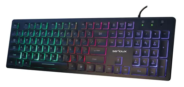 KB SERIOUX 9500I BLACK, ILUMINATA, USB KB SERIOUX 9500I BLACK, ILUMINATA, USB