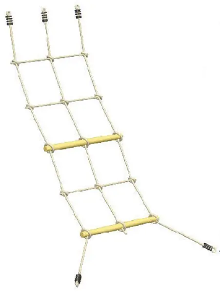 KBT Blue Rabbit 2.0 Modul de cățărare pe frânghie KBT Blue Rabbit 2.0 - Net
