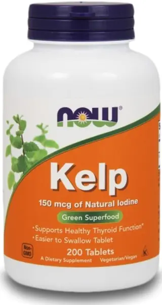 Kelp, 150 mcg, 200 tablete, Now
