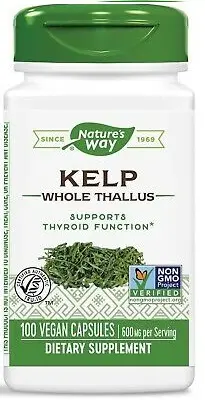 Kelp Whole Thallus, 600 mg, 100 capsule, Nature’s Way