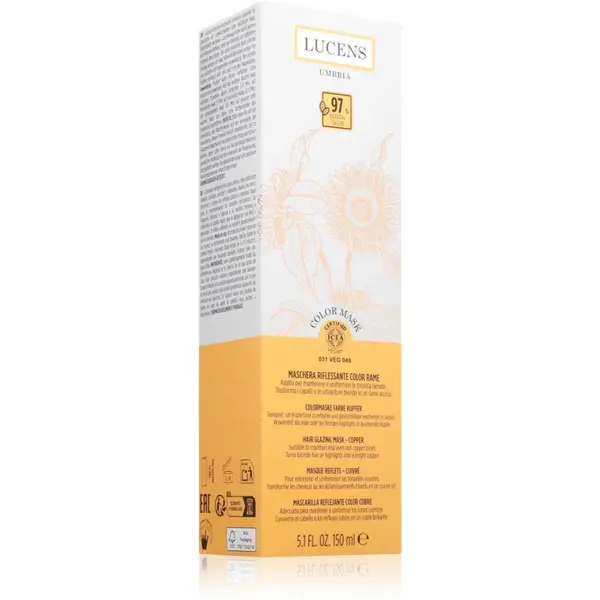 Kemon Group Lucens Umbria mască colorantă pentru păr culoare Copper 150 ml