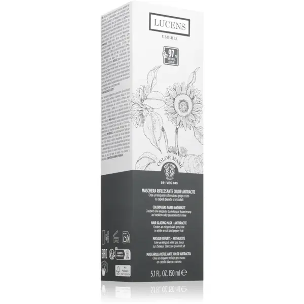 Kemon Group Mask Tonalizante mască colorantă pentru păr culoare Grey Anthracite 150 ml