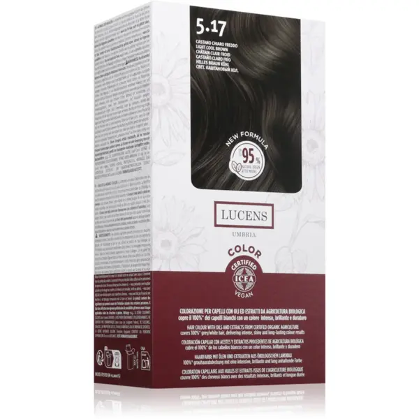 Kemon Group Umbria culoare par culoare 5.17 Castano Chiaro Freddo 50 ml