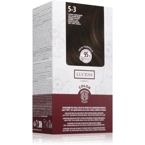 Kemon Group Umbria culoare par culoare 5.3 Castano Chiaro Dorato 50 ml