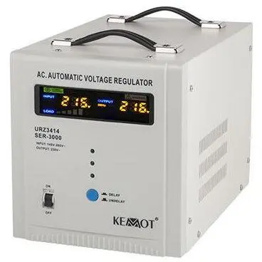 Kemot Stabilizator tensiune automat Kemot URZ3414, monofazat, autonom de tip servomotor, 3000VA