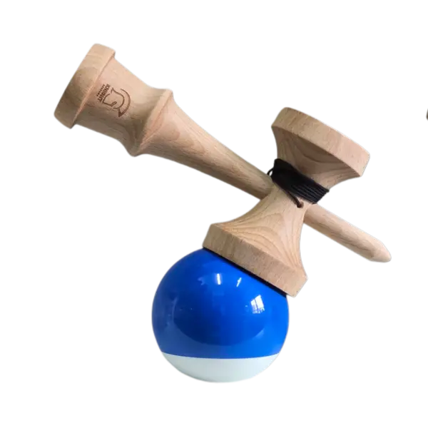 Kendama - Knight - Super Sticky Paint, Big Cups - Blue/White | Knight