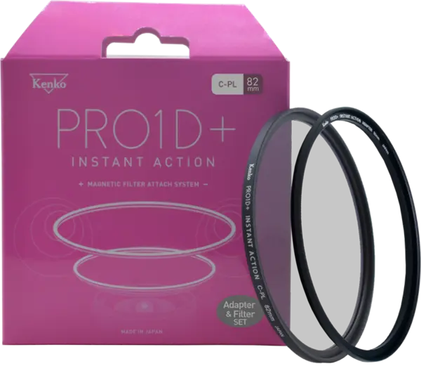 Kenko PRO1D+ INSTANT ACTION C-PL SET 72mm,Filtru de polarizare