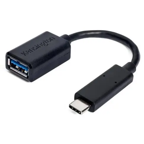 Kensington Adaptor Kensington CA1000, USB-C - USB-A, Black