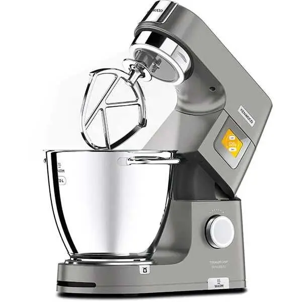 Kenwood Mixer cu bol Kenwood Titanium Chef Patissier XL KWL90.004SI, 1400W, 7L, Argintiu