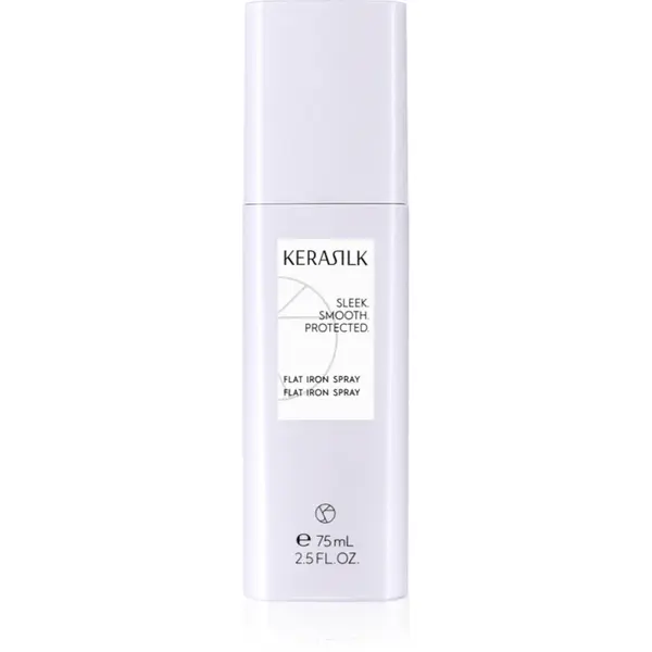 KERASILK Styling Flat Iron Spray spray cu protecție termică, pentru aranjarea cu placa și cu ondulatorul 75 ml