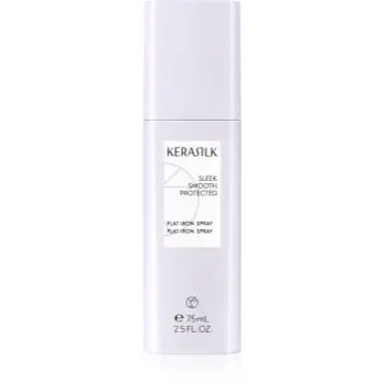 KERASILK Styling Flat Iron Spray spray cu protecție termică, pentru aranjarea cu placa și cu ondulatorul