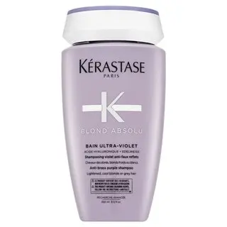 Kérastase Blond Absolu Bain Ultra-Violet șampon hrănitor pentru păr blond platinat si grizonat 250 ml