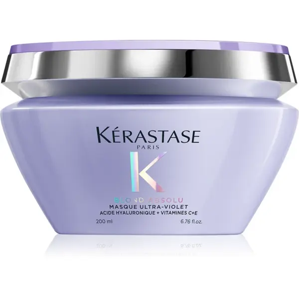 Kérastase Blond Absolu Masque Ultra-Violet îngrijire profundă pentru păr în nuanțe reci de blond, decolorat sau șuvițat 200 ml