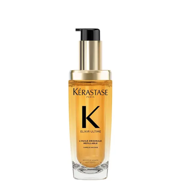 Kerastase Elixir Ultime Hair Oil L'Huile Originale, For All Hair Types with Argan Oil & Heat Protection - 75ml