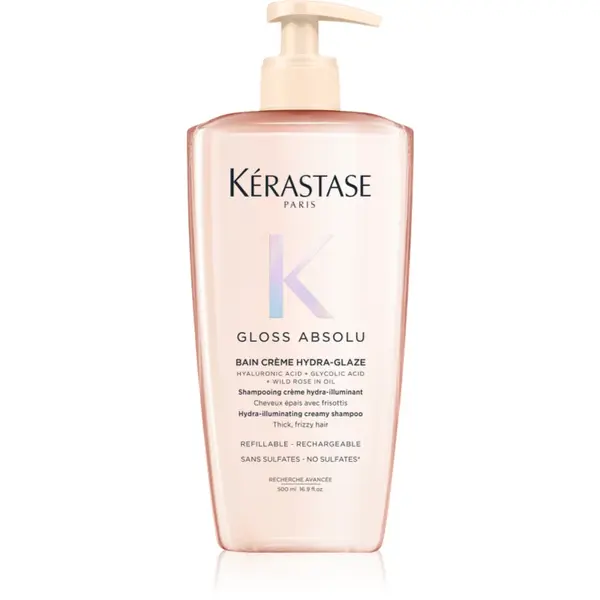 Kérastase Gloss Absolu Créme Bain Hydra-Glaze șampon de baie pentru un par stralucitor si catifelat 500 ml