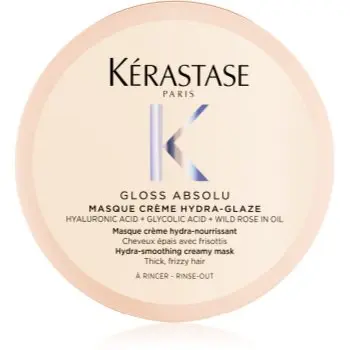 Kérastase Gloss Absolu Masque Créme Hydra-Glaze Masca de par pentru par indisciplinat