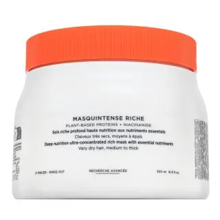 Kérastase Nutritive Rich Mask mască hrănitoare de păr pentru păr foarte uscat 500 ml