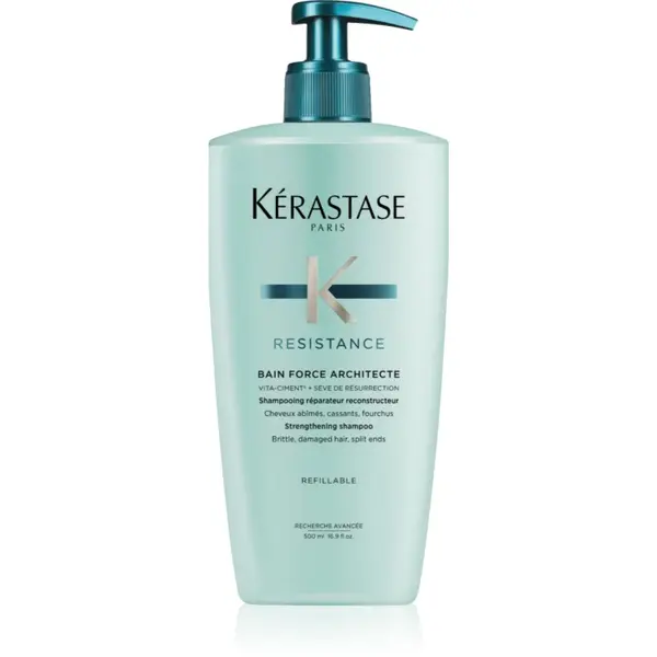Kérastase Résistance Bain Force Architecte șampon pentru păr fin și deteriorat 500 ml