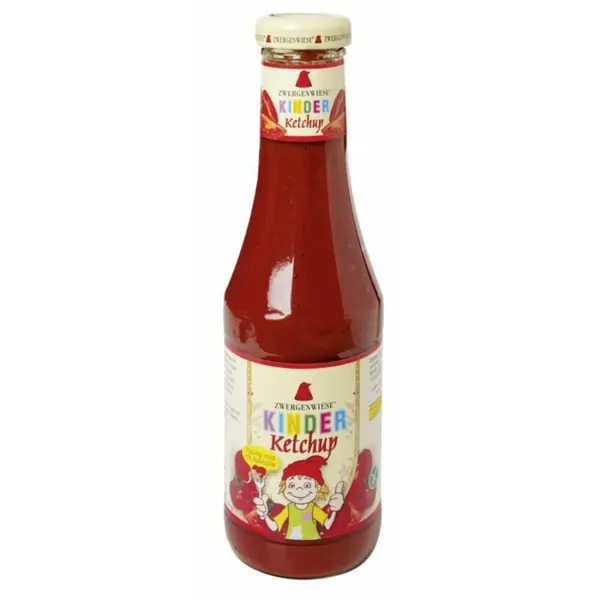 Ketchup pentru copii cu indulcitor din mere fara gluten , eco - 500 ml