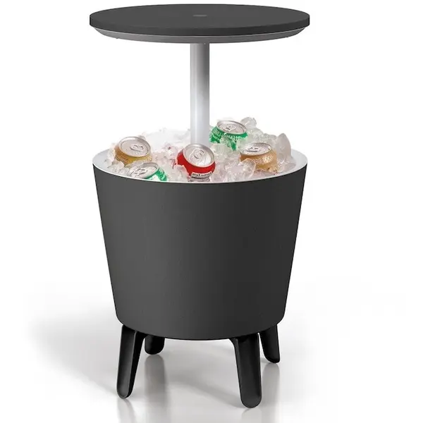 Keter Lada frigorifica pentru bauturi Keter Cool Bar, plastic, 50 x 50 x 57-83 cm, Antracit