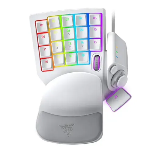 Keypad Gaming Razer Tartarus Pro, USB, switch optic, iluminare Chroma RGB (Alb)