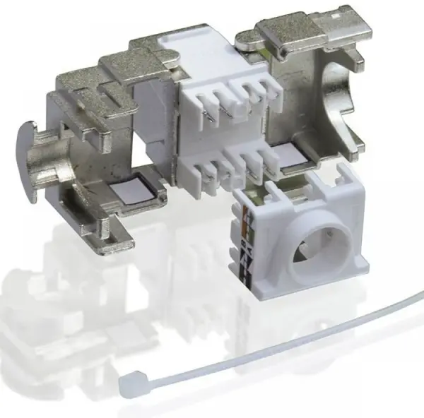 Keystone modular Value Cat.6a RJ45 ecranat, 26.99.0366