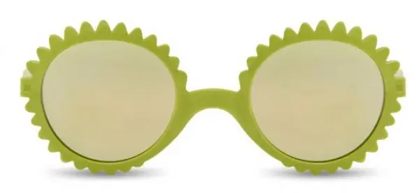 KI ET LA ochelari de soare pentru bebeluși - Fleur, 0-1 ani, Olive