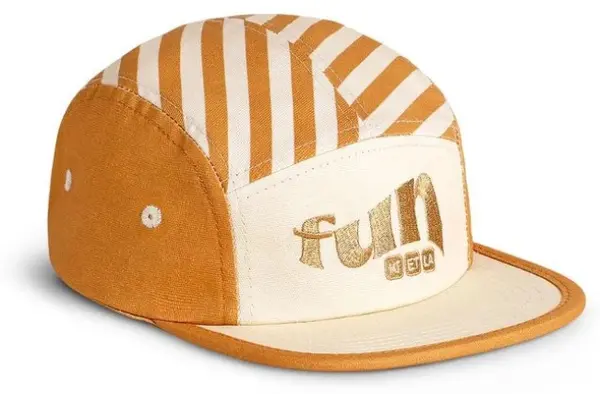 Ki ET LA pălărie pentru copii cu vizieră - UPF 50+, 6-12 ani, 51-56 cm, Sand Stripe
