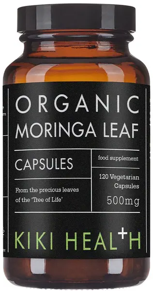 Kiki Health Organic Moringa Leaf, 500 mg, 120 capsule