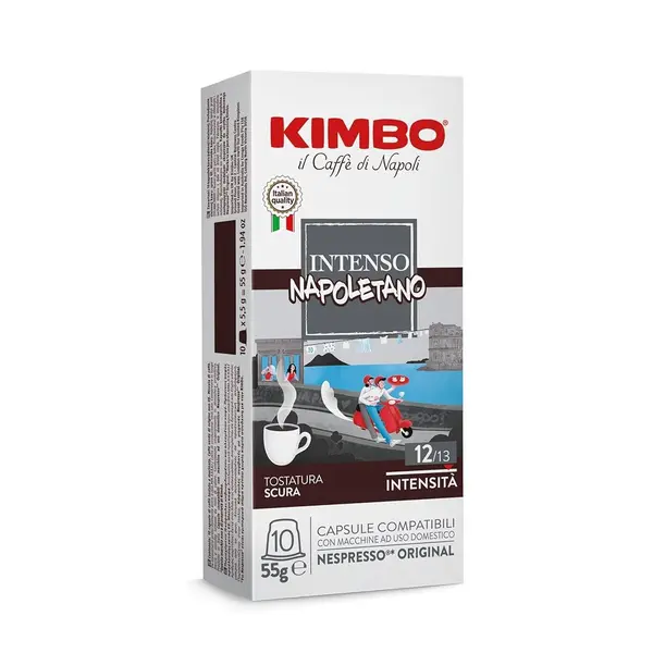 Kimbo Intenso Napoletano 10 capsule compatibile Nespresso