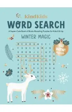 Kindkids Word Search Winter Magic: A Super-Cute Book of Brain-Boosting Puzzles for Kids 6 & Up - Better Day Books
