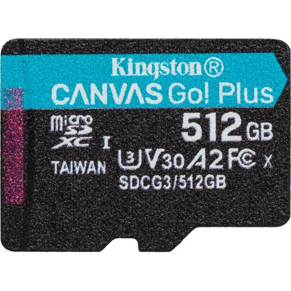 Kingston Card de memorie KINGSTON SDCG4 512 GB, microSDXC + Adaptor SD