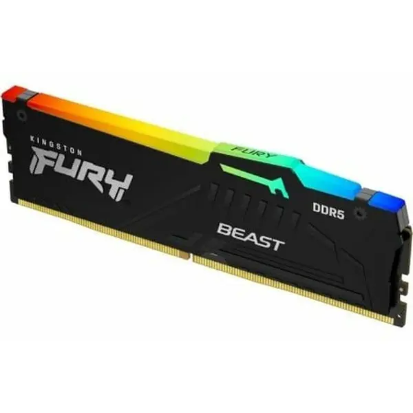 Kingston Kingston FURY Beast RGB 16GB DDR5 RAM cu Viteză 6000 pentru Desktop