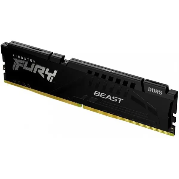 Kingston Memorie Kingston Fury Beast Black, 64GB (1x64GB), 5600MHz, DDR5, CL36, DIMM, Single channel