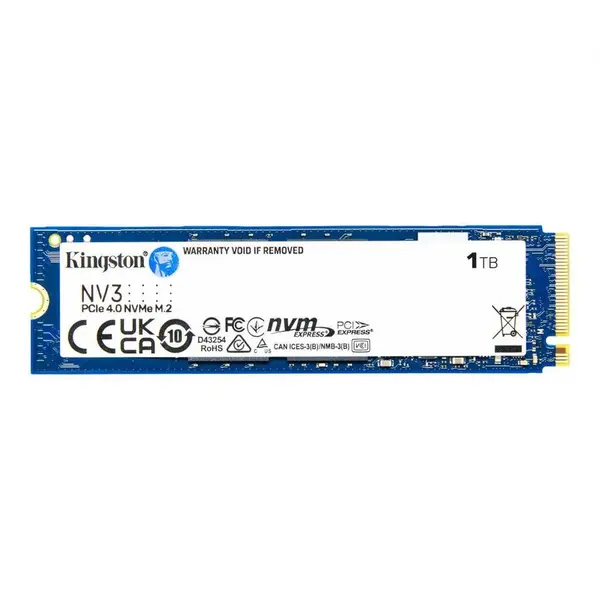 Kingston Memorie SSD Kingston NV3 1TB PCI Express 4.0 x4 M.2 2280